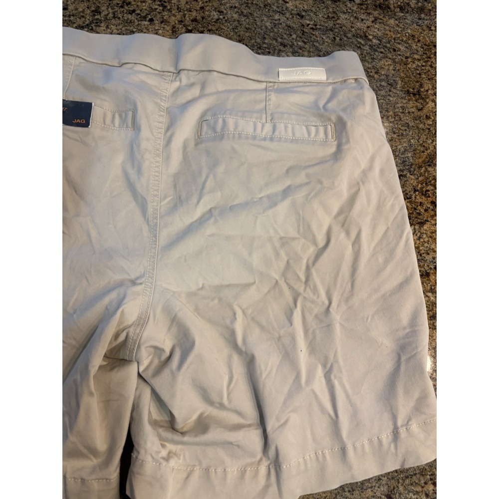 NWT Jag Jeans Womens Beige Twill Gracie‎ 8" Pull On Shorts Size 16W JE2638331 - Picture 7 of 9